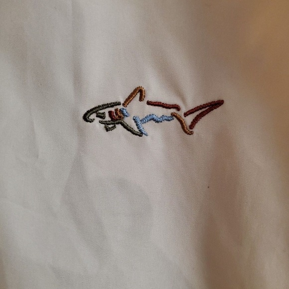 Greg Norman Tasso Elba Men's Lined Pullover Golf Vest Khaki L Mock Neck Pockets - Picture 4 of 4